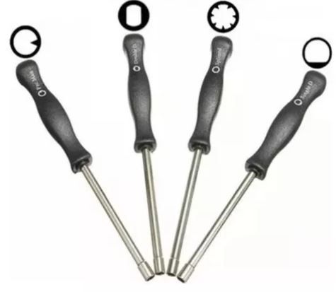 Kit Destornilladores de Carburador 4 Piezas